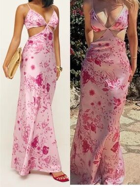 Reformation Poppies Silk Dress - NWT